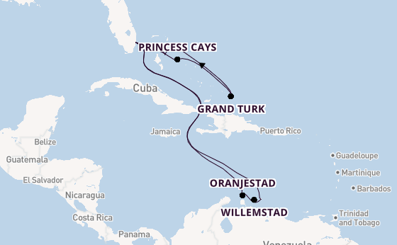 Caribbean vanaf Fort Lauderdale, Verenigde Staten met de Regal Princess