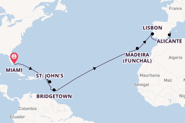 MSC Magnifica 20  Miami-Valencia