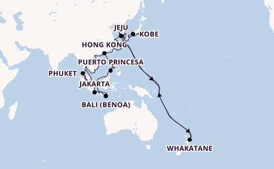 South East Asia from Tokyo, Japan with the Seven Seas Splendor