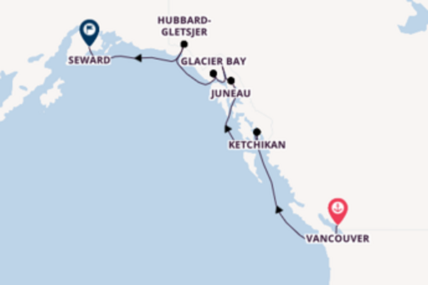 Cruise met de Norwegian Jewel van Vancouver naar Ketchikan