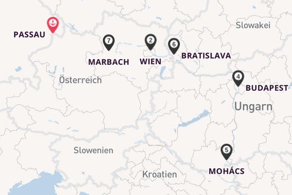 Donau ab Passau auf der VIKTORIA
