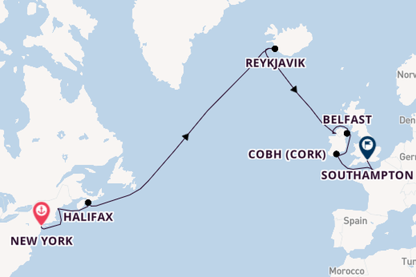 Transatlantic from New York, USA with the Norwegian Getaway