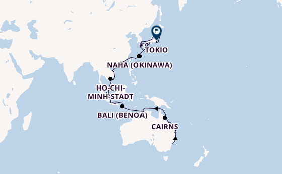 Ostasien ab Sydney auf der Azamara Pursuit