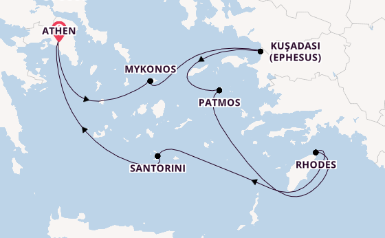 Eastern Mediterranean from Australia with the Celestyal Discovery