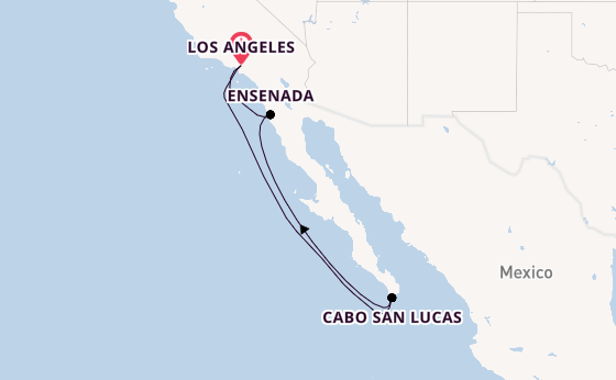 West Coast USA from Los Angeles, California with the Norwegian Encore