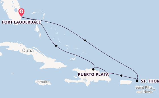 Caribbean vanaf Fort Lauderdale, Verenigde Staten met de Celebrity Beyond