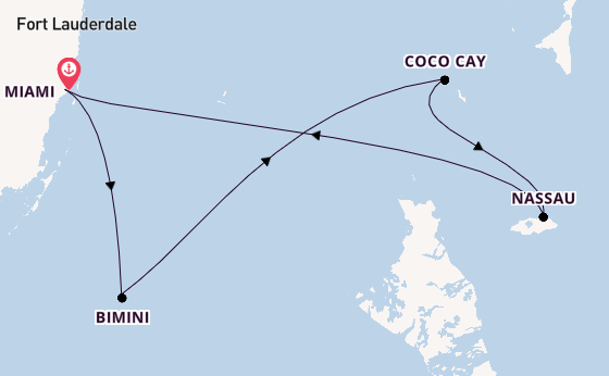 Karibik ab Miami auf der Freedom of the Seas