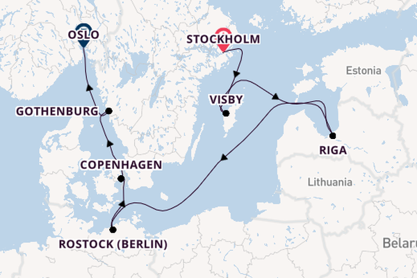 Norway from Stockholm, Sweden with the Ilma