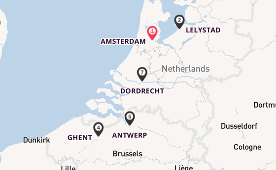 Benelux from Amsterdam, Netherlands with the AmaVenita