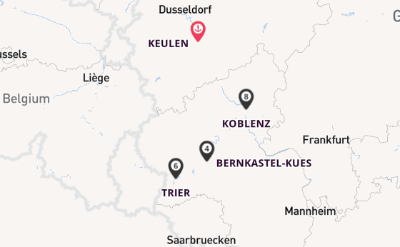 Moezel vanaf Keulen, Duitsland met de nickoSPIRIT