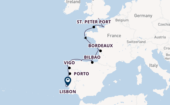 Portugal from Southampton, England with the Seven Seas Splendor