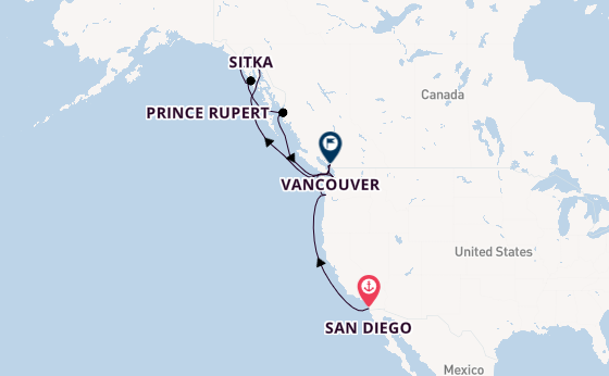 Serenading Coastal Cities & Alaskan Frontiers Discovery