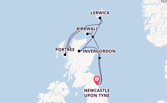 United Kingdom from Newcastle upon Tyne, England with the Bolette