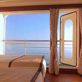 Come aboard the undefined and discover one of 6 cabin categories on a total of 5 decks that can accommodate 58 passengers. Choose your dream cabin and feel at home on board the undefined!