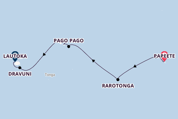 Polynesia from Papeete, Tahiti, French Polynesia with the Norwegian Spirit 