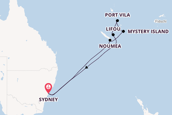 Südsee ab Sydney auf der Celebrity Edge