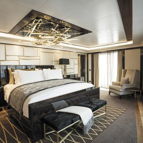 Come aboard the undefined and discover one of 48 cabin categories on a total of 10 decks that can accommodate 732 passengers. Choose your dream cabin and feel at home on board the undefined!