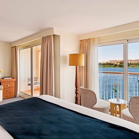 Come aboard the AmaLilia and discover one of 6 cabin categories on a total of 5 decks that can accommodate 82 passengers. Choose your dream cabin and feel at home on board the AmaLilia!