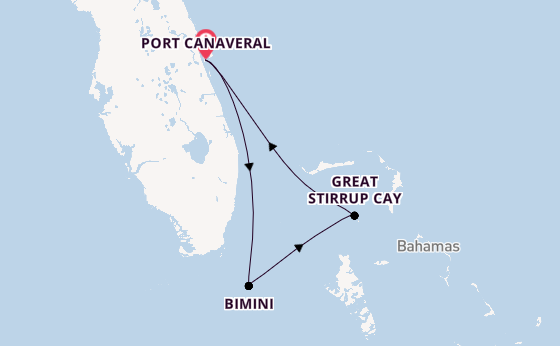 Karibik ab Port Canaveral, USA auf der Norwegian Epic