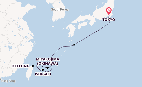 Japan from Tokyo, Japan with the MSC Bellissima
