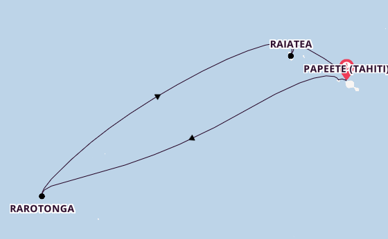 Französisch-Polynesien ab Papeete (Tahiti), Französisch-Polynesien auf der Norwegian Spirit