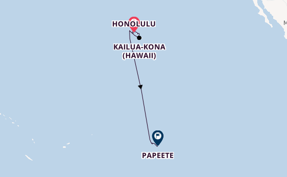 Polynesia from Honolulu, Hawaii, USA with the Norwegian Spirit 
