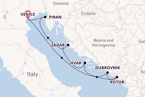 Mediterranean Sea from Venice, Italy with the Ilma