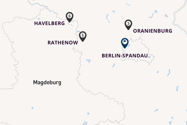 Havel ab Berlin-Tegel, Deutschland auf der MS Sans Souci