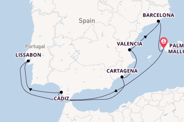 Cruise met AIDA Cruises naar Valencia