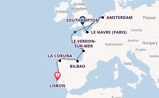 Portugal from Lisbon, Portugal with the Norwegian Star