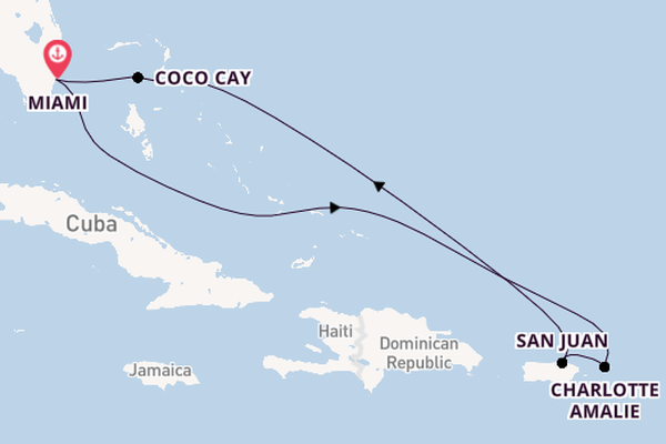 Eastern Caribbean with Miami Stay