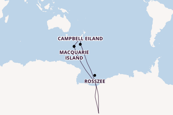 Australië en Nieuw-Zeeland vanaf Dunedin, Nieuw-Zeeland met de Le Soléal