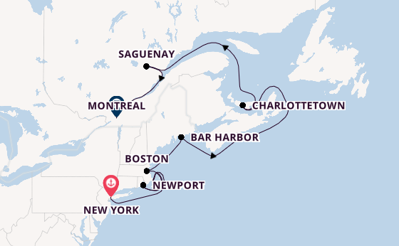 USA Ostküste ab New York auf der Seabourn Quest