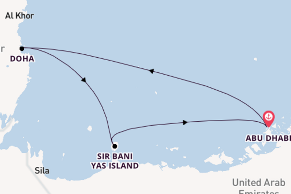 4 day journey from Abu Dhabi