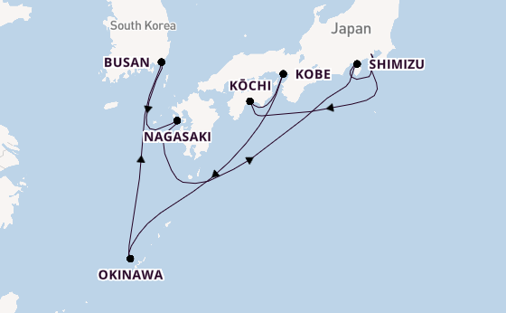 Japan from Yokohama (Tokyo), Japan with the Celebrity Solstice
