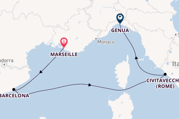 Bezoek Marseille, Marseille en Genua