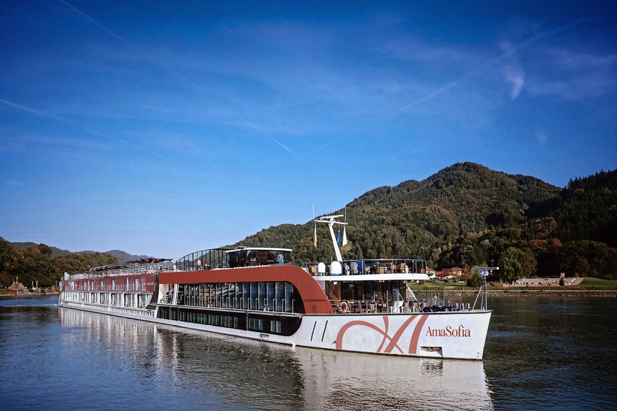 Rhine from Basel, Switzerland with the AmaSofia