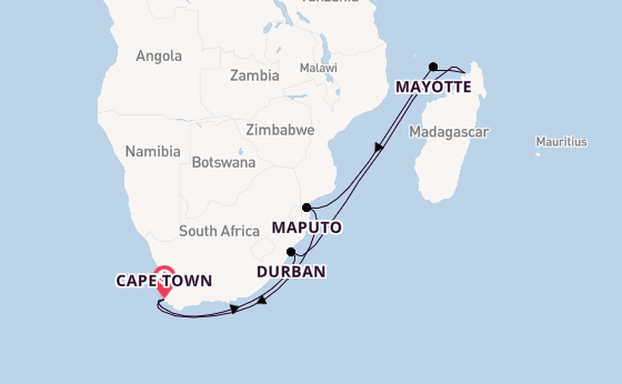 Africa from Cape Town, South Africa with the Seven Seas Explorer