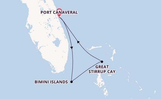 Caribbean from Port Canaveral, Florida, USA with the Norwegian Epic