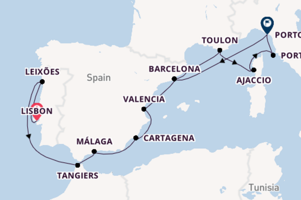15 day expedition on board the Seabourn Sojourn from Lisbon