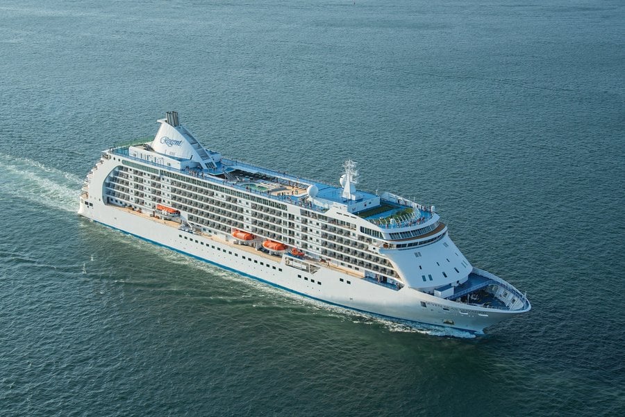 at sea