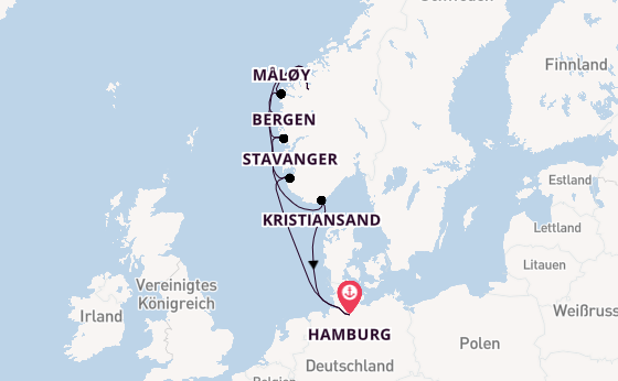 Norwegens Fjord-Weltnaturerbe ab Hamburg 2