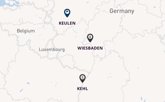 Rijn vanaf Frankfurt am Main, Duitsland met de nickoSPIRIT