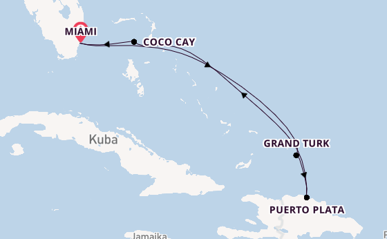 Karibik ab Miami auf der Celebrity Beyond