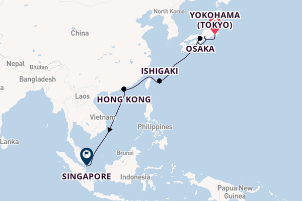 Tokyo to Singapore – Temples to Tropics