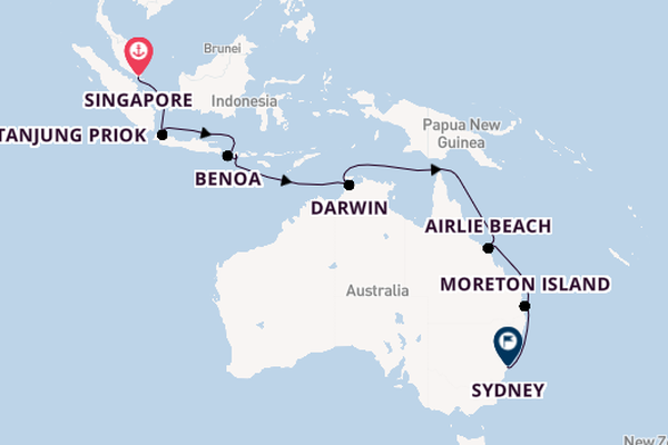 Singapore to Sydney with Singapore Stay