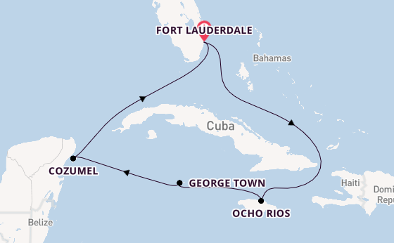 Westelijke Caraïben vanaf Fort Lauderdale, Verenigde Staten met de Celebrity Beyond