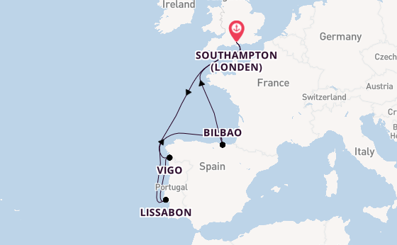 Engeland vanaf Southampton (Londen), Engeland met de Liberty of the Seas®