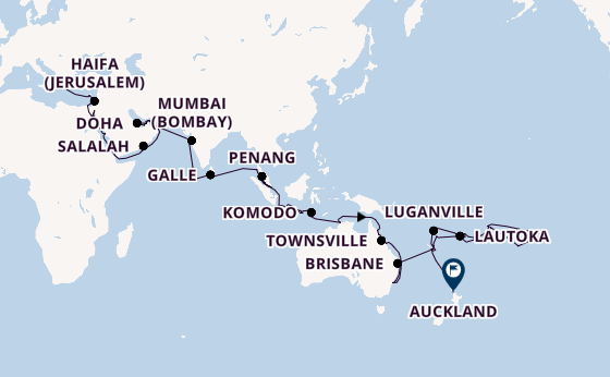 Southeast Asia from United Kingdom with the Seven Seas Explorer