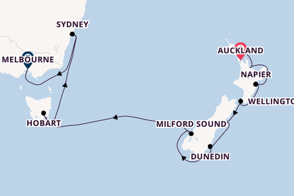 Australia and New Zealand from Auckland, New Zealand with the Azamara Pursuit